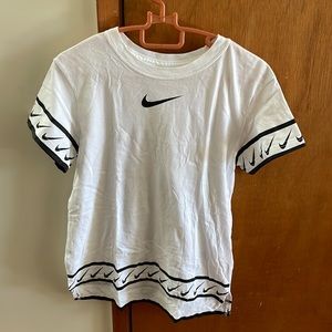 Nike White Logo T-shirt.